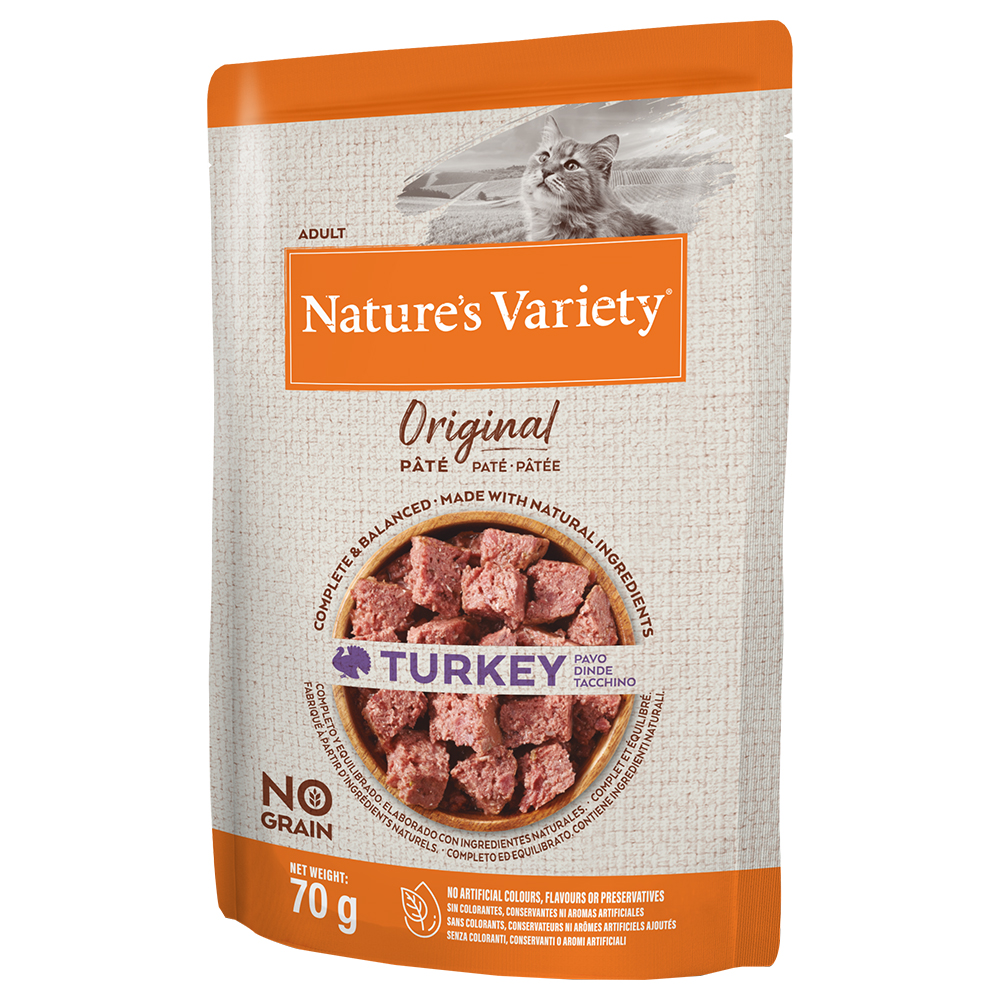 Nature's Variety Original Paté No Grain 12 x 70 g - Truthahn Nature's Variety Original Paté No Grain 12 x 70 g - Truthahn von Nature’s Variety