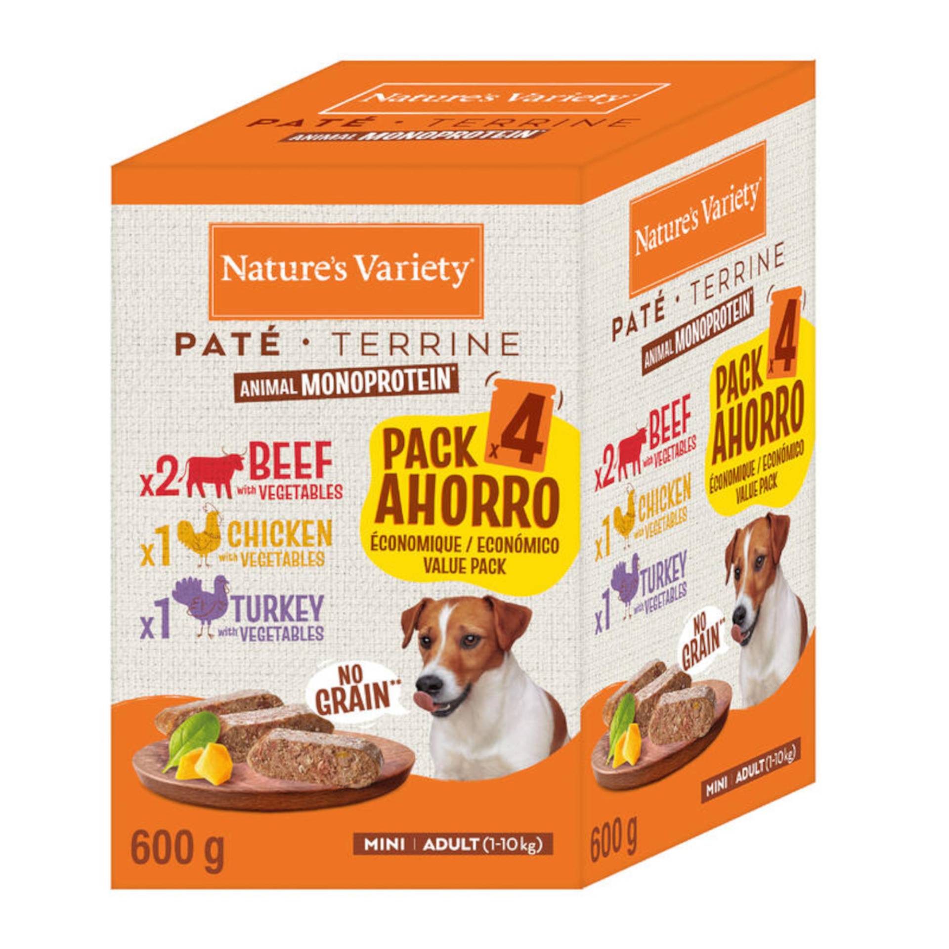 Nature's Variety Original Paté No Grain Adult zum Sonderpreis! - Mini Mix: Rind, Huhn, Truthahn 8 x 150 g Nature's Variety Original Paté No Grain Adult zum Sonderpreis! - Mini Mix: Rind, Huhn, Truthahn 8 x 150 g von Nature’s Variety