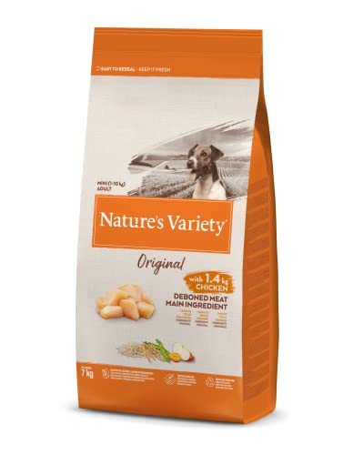 Nature's Variety Original – Trockenfutter für ausgewachsene Hunde Kleiner Rassen mit Huhn ohne Knochen – 7 kg von Nature's Variety