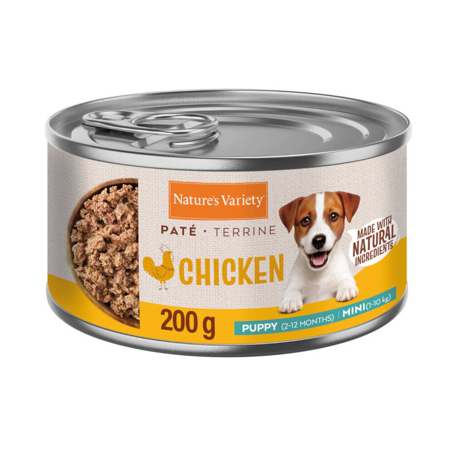 Nature's Variety Paté Mini Puppy 6 x 200 g - Huhn Nature's Variety Paté Mini Puppy 6 x 200 g - Huhn von Nature’s Variety