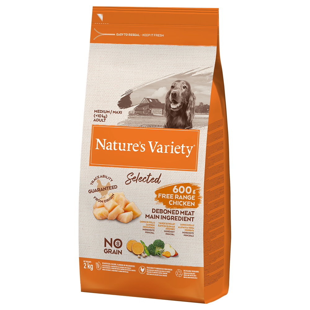 Nature's Variety Selected Medium / Maxi Adult Freilandhuhn - 2 kg von Nature’s Variety