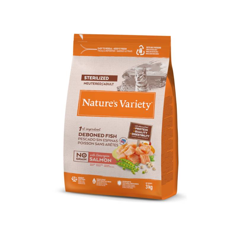 Nature's Variety No Grain Sterilized Adult Norwegischer Lachs - 3 kg von Nature’s Variety