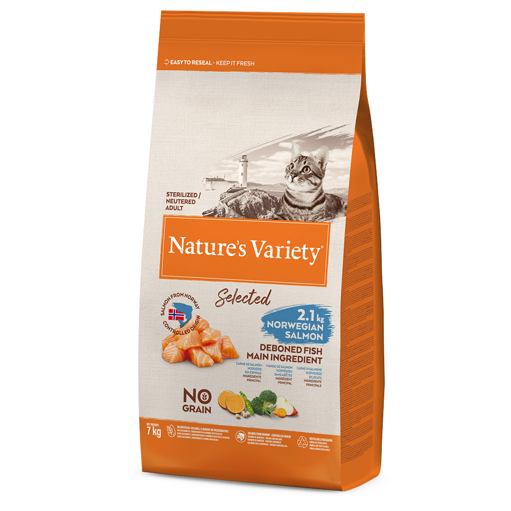 Nature's Variety Selected Sterilised Norwegischer Lachs - Sparpaket: 2 x 7 kg von Nature’s Variety