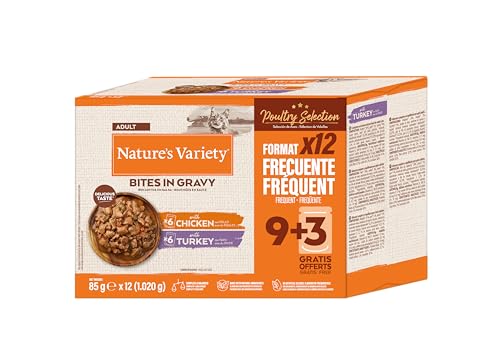 Nature's Variety Snacks in Sauce, Nassfutter für Katzen, Fleischsorte: 48 Beutel à 85 g Nature's Variety Snacks in Sauce, Nassfutter für Katzen, Fleischsorte: 48 Beutel à 85 g von Nature's Variety