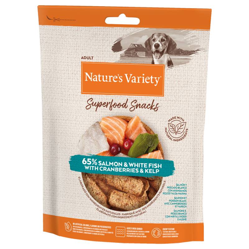Nature's Variety Superfood Snacks - Sparpaket: Lachs 2 x 85 g von Nature’s Variety