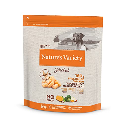 Nature's Variety Selected Trockenfutter für ausgewachsene Hunde, Mini-Huhn, 0,6 kg von True Instinct