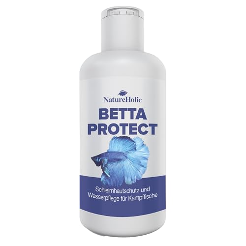 NatureHolic Betta Skin Protect | Schleimhautschutz für Kampffische | Mit Aloe Vera Jod Dexpanthenol und Huminstoffen | Für Betta splendens und Wildbettas bei Verletzungen Flossenschmelze Stress NatureHolic Betta Skin Protect | Schleimhautschutz für Kampffische | Mit Aloe Vera Jod Dexpanthenol und Huminstoffen | Für Betta splendens und Wildbettas bei Verletzungen Flossenschmelze Stress von NatureHolic