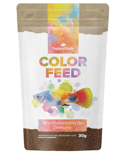 NatureHolic Color Feed Softgranulat - Fischfutter fürs Aquarium - mit Insekten, Krill und natürlichen Zutaten - für leuchtende Farben und Vitale Zierfische - Zierfischfutter Made in Germany NatureHolic Color Feed Softgranulat - Fischfutter fürs Aquarium - mit Insekten, Krill und natürlichen Zutaten - für leuchtende Farben und Vitale Zierfische - Zierfischfutter Made in Germany von NatureHolic