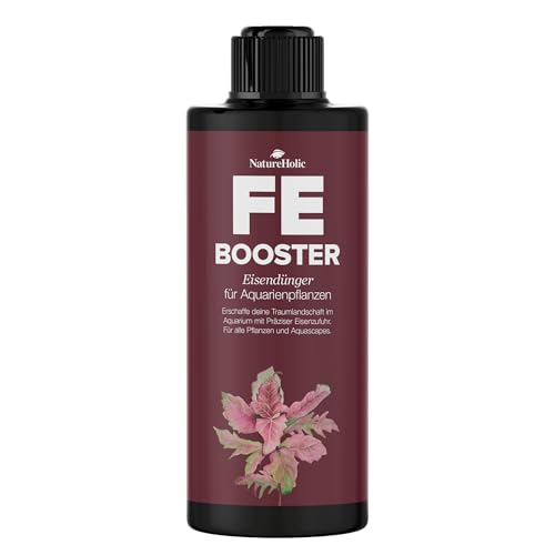 NatureHolic - Eisen Booster - I Flüssigdünger für Aquarien I Eisendünger I wichtig fürs Chlorophyll I für strahlende Blattfarben I versorgung aller Aquascapes und Pflanzeaquarien I 500 ml von NatureHolic