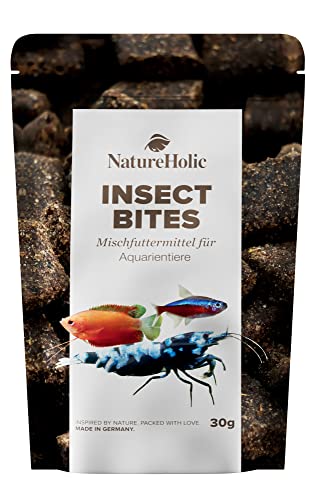 NatureHolic - Insect Bites - Futter für Garnelen Schnecken im Aquarium - 30 g von NatureHolic