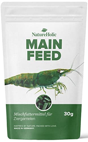 NatureHolic - Mainfeed Garnelenfutter - Futter für Wirbellose im Aquarium - 30 g von NatureHolic