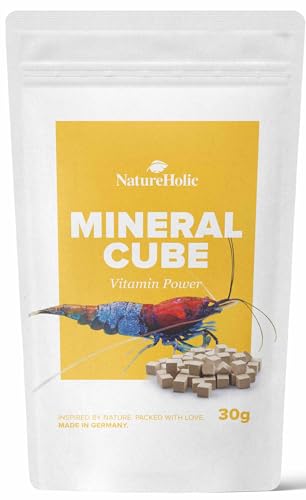 NatureHolic - MineralCube Vitamine Power I zur Mineralstoffversorgung I mit wertvollem Gemüse I auch ideal als Ferienfutter I belastet das Wasser Nicht I 30 g von NatureHolic