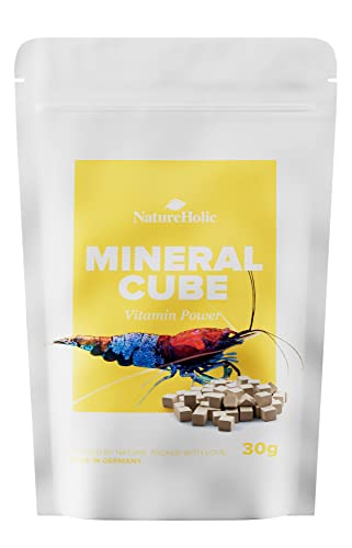 NatureHolic - MineralCube Vitamine Power I zur Mineralstoffversorgung I mit wertvollem Gemüse I auch ideal als Ferienfutter I belastet das Wasser Nicht I 30 g von NatureHolic