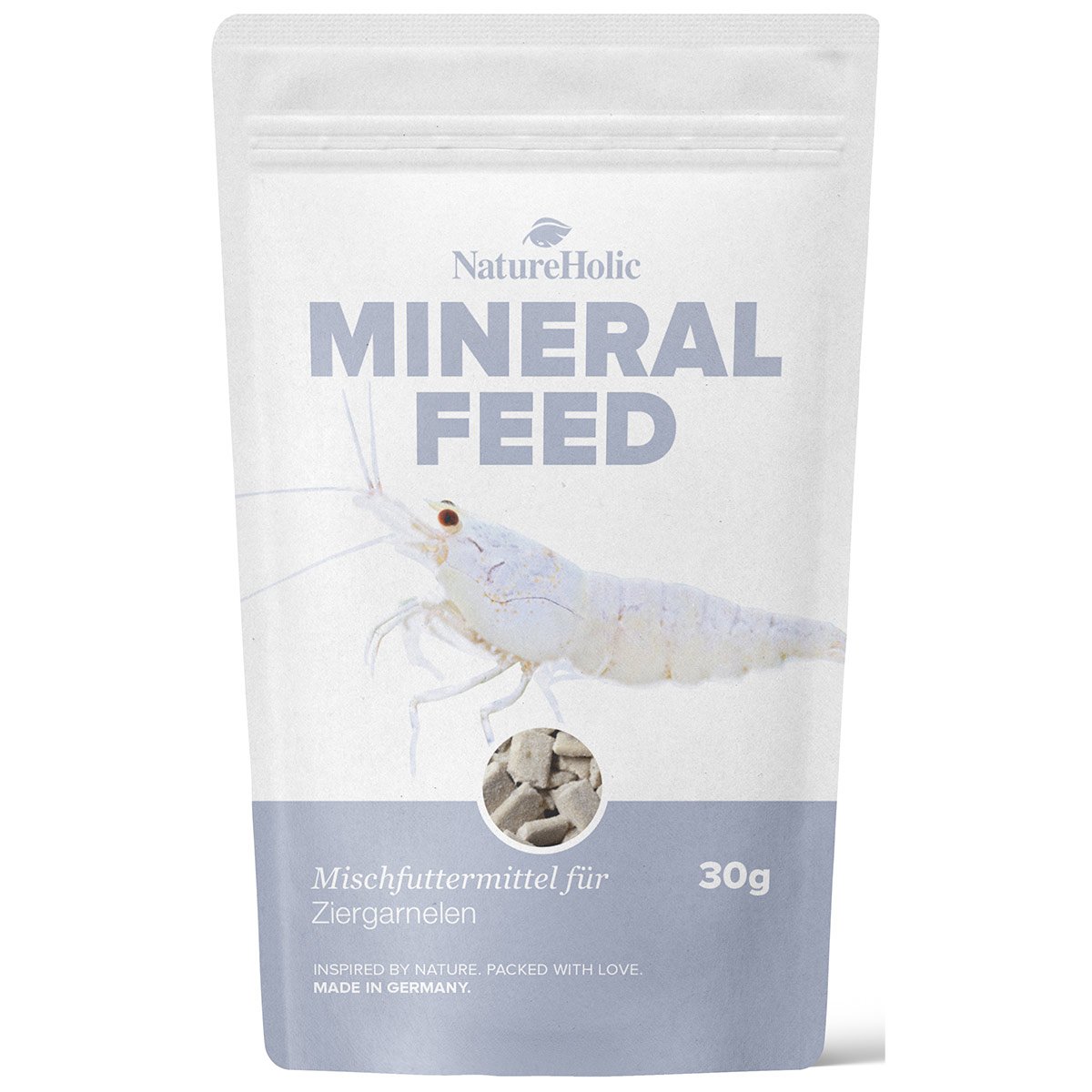 NatureHolic Mineralfeed Garnelenfutter 30g von NatureHolic