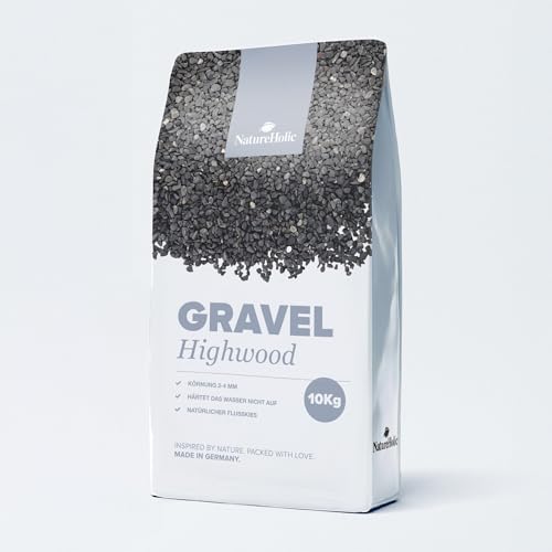 NatureHolic Naturkies Highwood River | Grauer Aquarium Kies | Natürlicher Flusskies für Aquarien mit feiner Körnung 2-4 mm | Perfekt für Naturaquarien, Bodengrund & Deko | 20kg NatureHolic Naturkies Highwood River | Grauer Aquarium Kies | Natürlicher Flusskies für Aquarien mit feiner Körnung 2-4 mm | Perfekt für Naturaquarien, Bodengrund & Deko | 20kg von NatureHolic