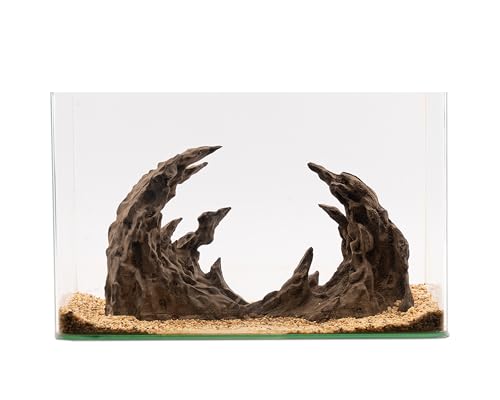 NatureHolic Ready to Scape Dragon's Gate 60 | Aquarium Deko 2er Set für Becken 45 cm bis 90 cm | Ideal zum Bepflanzen | Natürliche & detailreiche Dekoration für Aquarien von NatureHolic