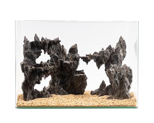 NatureHolic Ready to Scape Fate Mountain | Aquarium Deko Felsen-Set für Aquascaping | 4-teiliges Deko-Set | Für Becken ab 90 cm | Realistische Berglandschaft zum Bepflanzen von NatureHolic