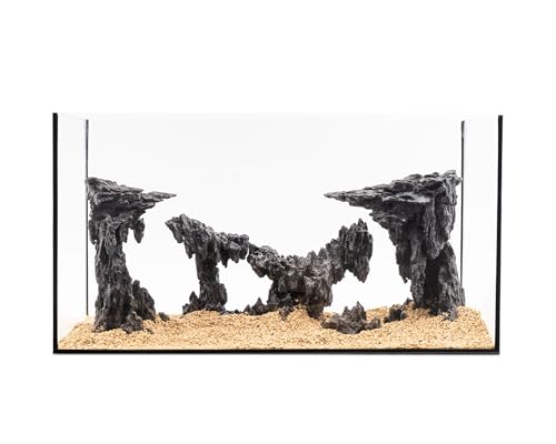 NatureHolic Ready to Scape The Twilight Saga | Aquarium Deko Felsen-Set für Aquascaping | 4-teiliges Hardscape-Set | Für Becken ab 70 cm | Mystische Felsschlucht zum Bepflanzen von NatureHolic