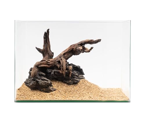 NatureHolic Ready to Scape Tree of Life | Aquarium Deko Hardscape Baum auf Felsen | ekoration für Aquascaping | Für Becken ab 60 cm | Natürliche & detailreiche Dekoration für Aquarien von NatureHolic