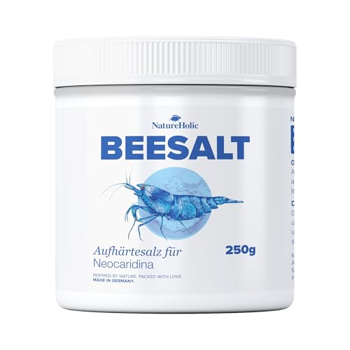 NatureHolic Beesalt Caridina | Aufhärtesalz für Garnelen aus Weichwasser Aquarium | Perfekt für Caridina Garnelen | Optimal für Aquarienpflanzen | Mit zusätzlichem Magnesium | Menge 250 g NatureHolic Beesalt Caridina | Aufhärtesalz für Garnelen aus Weichwasser Aquarium | Perfekt für Caridina Garnelen | Optimal für Aquarienpflanzen | Mit zusätzlichem Magnesium | Menge 250 g von NatureHolic