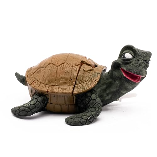 NatureHolic Schildkröte Sprudelstein 10x8x6 cm | Aquarium Deko aus Kunstharz | Luftstein mit Anschluss für Luftpumpe | Luftausströmer & Blickfang | Für Aquascapes NatureHolic Schildkröte Sprudelstein 10x8x6 cm | Aquarium Deko aus Kunstharz | Luftstein mit Anschluss für Luftpumpe | Luftausströmer & Blickfang | Für Aquascapes von NatureHolic
