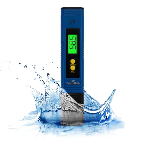 NatureHolic pH Messgerät Aquarium | Digitales pH-Meter mit LCD Display und Auto-Kalibrierung | Für Süßwasser und Meerwasser | Inklusive Kalibrierpulver und Batterien | Messbereich 0.00-14.00 pH NatureHolic pH Messgerät Aquarium | Digitales pH-Meter mit LCD Display und Auto-Kalibrierung | Für Süßwasser und Meerwasser | Inklusive Kalibrierpulver und Batterien | Messbereich 0.00-14.00 pH von NatureHolic