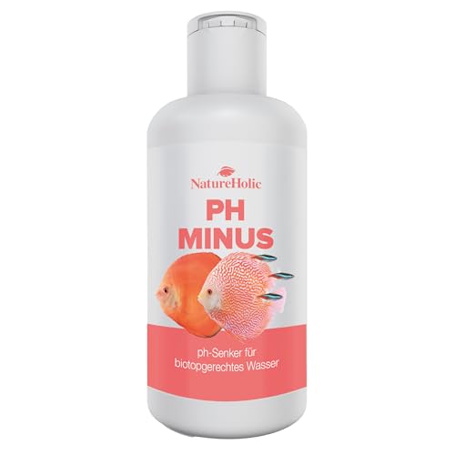 NatureHolic pH Minus | Natürlicher pH Senker fürs Aquarium | Gegen zu hohe Karbonathärte | Für Tropische Fische Garnelen und Pflanzen im Weichwasser Aquarium NatureHolic pH Minus | Natürlicher pH Senker fürs Aquarium | Gegen zu hohe Karbonathärte | Für Tropische Fische Garnelen und Pflanzen im Weichwasser Aquarium von NatureHolic