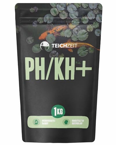 Teichzeit pH/KH+ Teichstabilisator | Erhöht Karbonathärte & stabilisiert pH Wert | Sicher für Fische & Teichbewohner | 1kg von NatureHolic