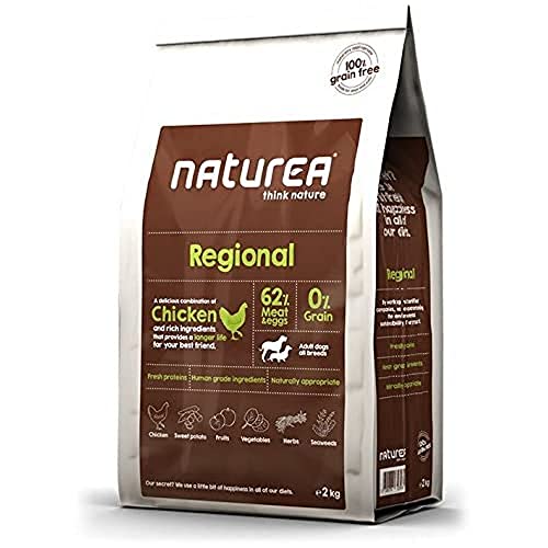 Naturea Trockenfutter für Hunde, Hühnchen, 2000 g von Naturea