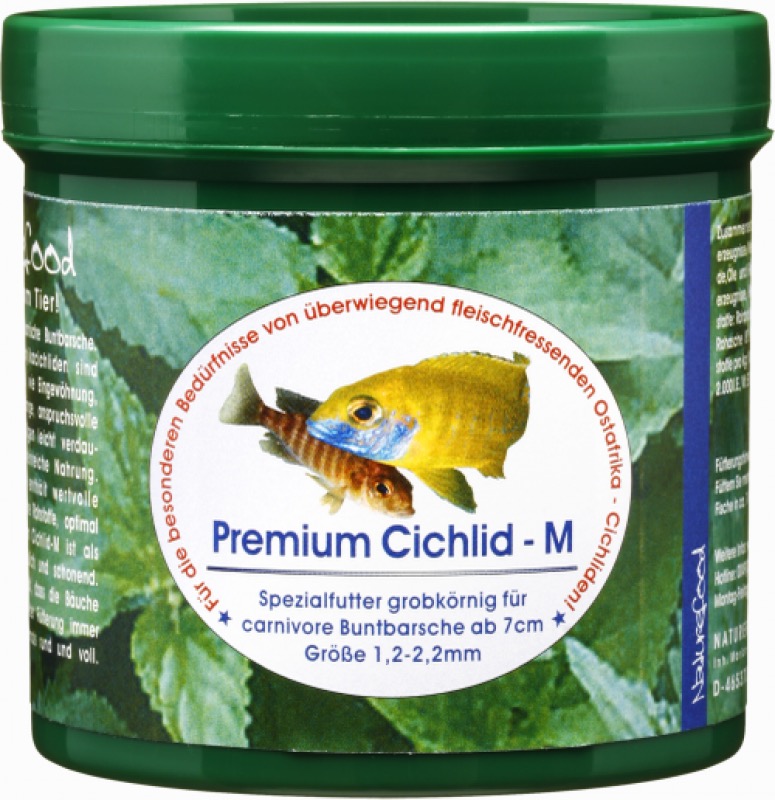 Naturefood Premium Cichlid M: 8 bis 12 cm: 95g von Naturefood