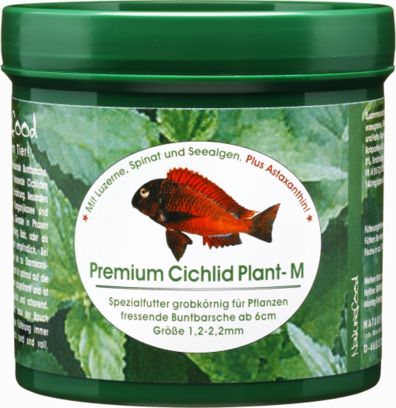 Naturefood Premium Cichlid Plant M -ab 6cm-: 200g von Naturefood
