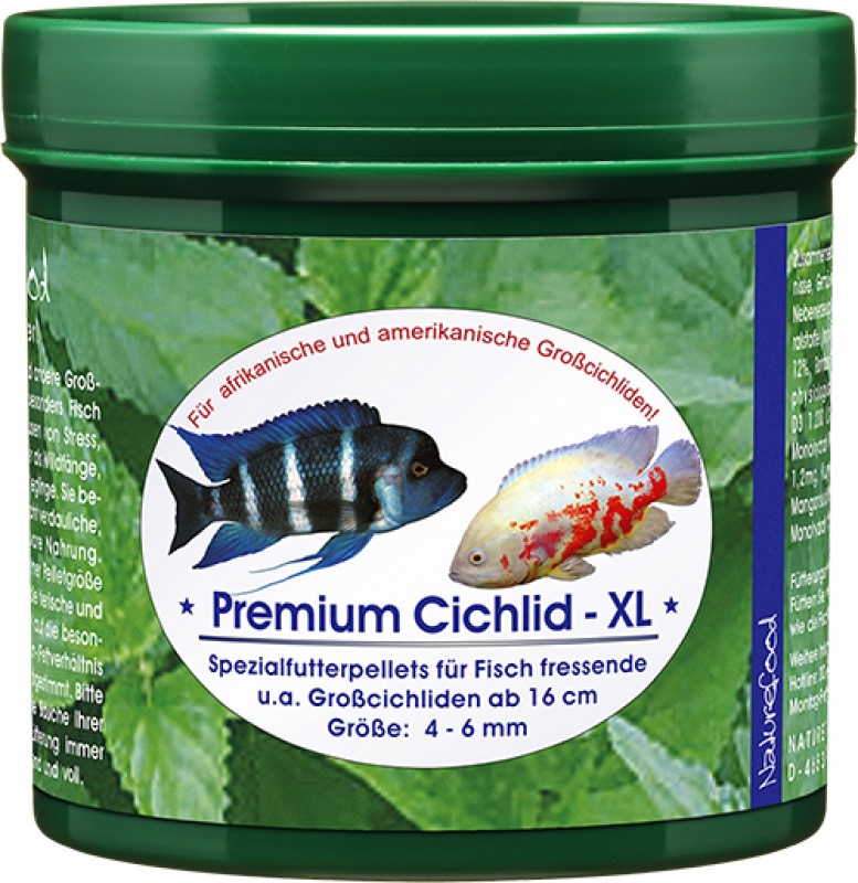 Naturefood Premium Cichlid XL: ab 16 cm: 1050g von Naturefood