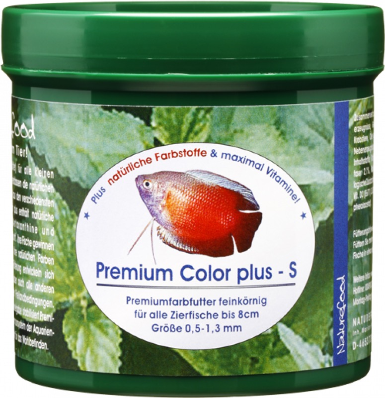Naturefood Premium Color Plus Farbfutter für alle Fische S: 50g von Naturefood