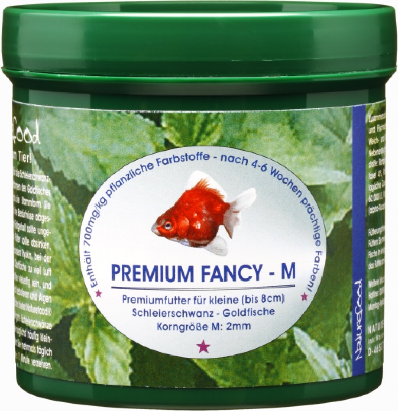 Naturefood Premium Fancy medium f. Schleierschwanz Goldfische bis 8 cm: 130g von Naturefood