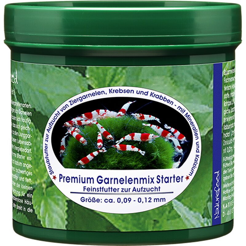 Naturefood Premium Garnelenmix Starter für Babygarnelen 210g von Naturefood
