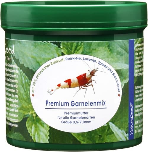 Naturefood Premium Garnelenmix für Garnelen 900 Gramm von Naturefood