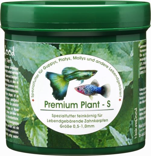 Naturefood Premium Plant S: Futter für Guppys, Platys und Mollys bis 6 cm Größe: 800g von Naturefood