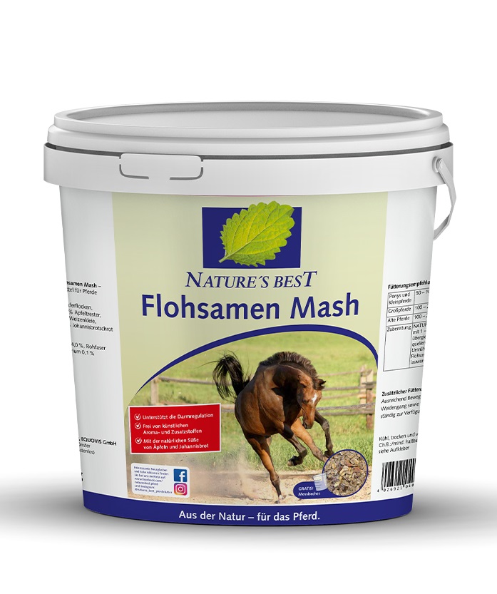 Natures Best Flohsamen Mash, 7,5 kg Unterstützt den Darm Natures Best Flohsamen Mash, 7,5 kg Unterstützt den Darm von Natures Best