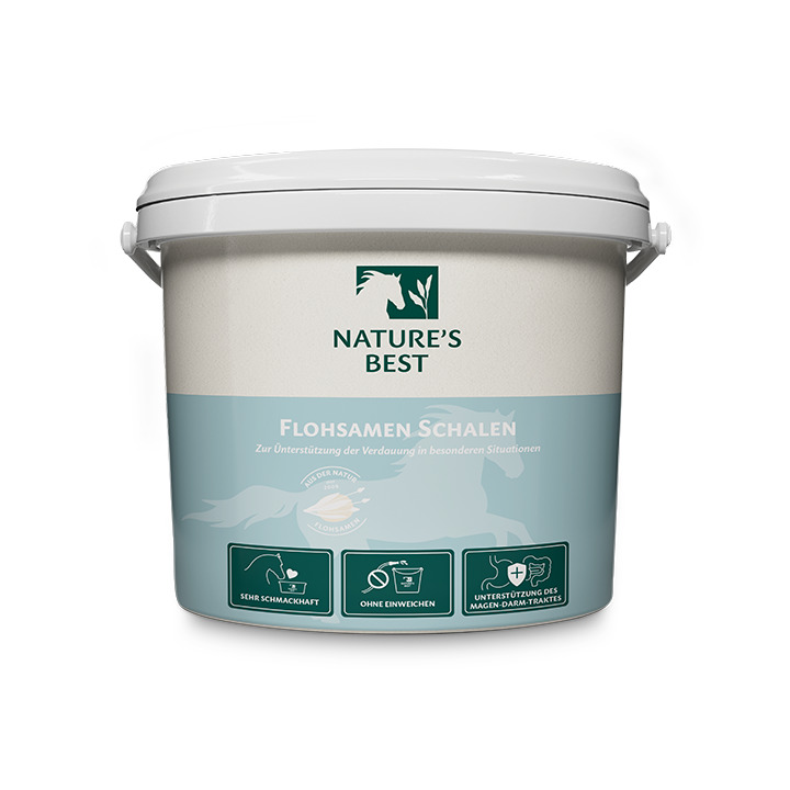 Natures Best Flohsamen Schalen 1,5kg Für eine geregelte Darmtätigkeit von Natures Best