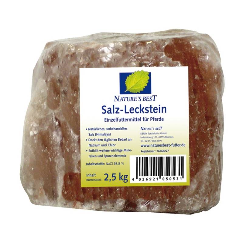 Natures Best Salzleckstein, 2,5-3 kg für die Grundversorgung von Natures Best