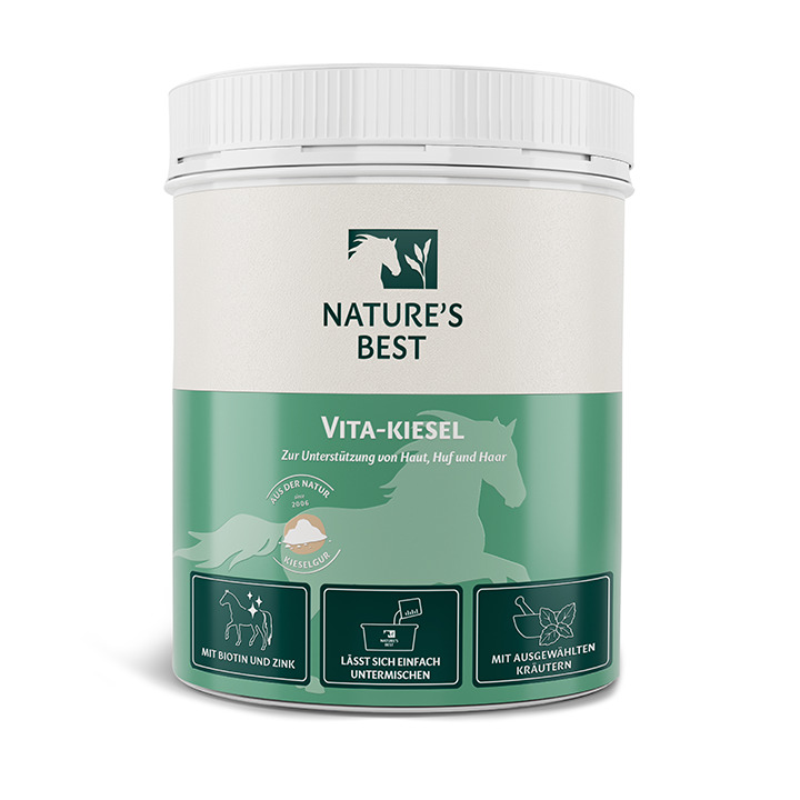 Natures Best Vita-Kiesel Pulver 700g für Haut, Huf & Haar Natures Best Vita-Kiesel Pulver 700g für Haut, Huf & Haar von Natures Best