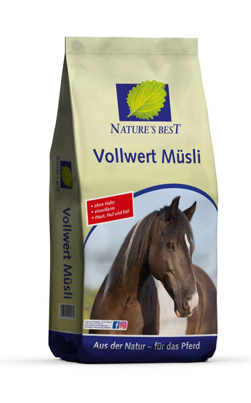 Natures Best Vollwert Müsli 15 kg Sack Mit hohem Gehalt an Biotin und Zink Natures Best Vollwert Müsli 15 kg Sack Mit hohem Gehalt an Biotin und Zink von Natures Best