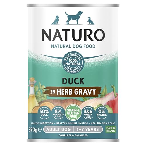 Naturo Hundedose Ente & Gemüse, 12 Boxen à 390 g von Naturo