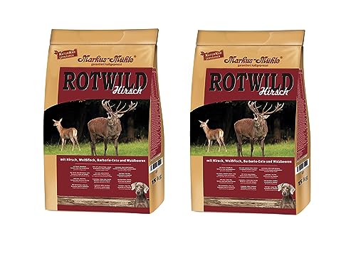 Markus Mühle Rotwild mit horwertigem Hirsch, Barbarie-Ente und Weißfisch (2) von Naturpfötchen