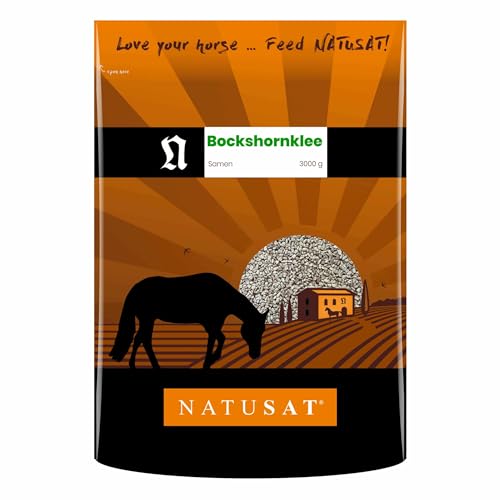 Natusat Bockshornkleesamen 3 kg - pflanzlicher Lebertran mit natürlichem Vitamin D, Ergänzungsfutter für Pferde von Natusat