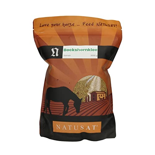 Natusat Bockshornkleesamen 3 kg - pflanzlicher Lebertran mit natürlichem Vitamin D, Ergänzungsfutter für Pferde von Natusat