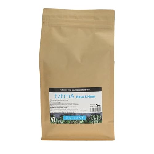 NATUSAT Kräutermischung EzEm Haut und Haar - Pferdefellpflege, Ekzemer, Fellwechsel (1000 g) NATUSAT Kräutermischung EzEm Haut und Haar - Pferdefellpflege, Ekzemer, Fellwechsel (1000 g) von Natusat