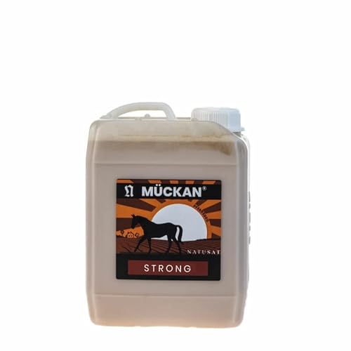 Natusat Mückan Strong - Desodorierender Schutz zur Hautpflege für Pferde - 2500 ml von Natusat