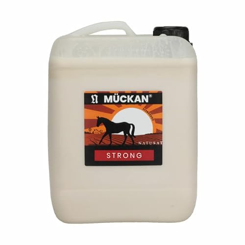 Natusat Mückan Strong - Desodorierender Schutz zur Hautpflege für Pferde - 5000 ml von Natusat
