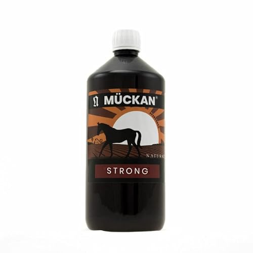 Natusat Mückan Strong Spray -Desodorierender Schutz zur Hautpflege für Pferde (1000 ml) (Vorher Mückan Bremse) von Natusat